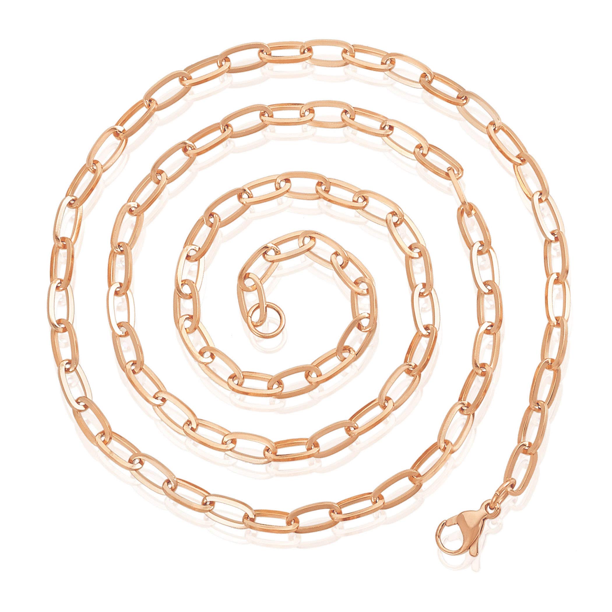Foto 1 | Collar West Coast Jewelry Elya De Acero Inoxidable Chapado En Oro Rosa - Venta Internacional.