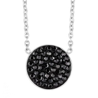Foto 1 | Collar West Coast Jewelry Elya De Acero Inoxidable Con Cristal Negro - Venta Internacional.