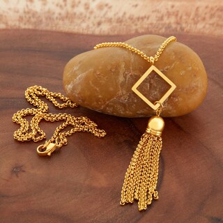 Foto 4 | Collar West Coast Jewelry Elya De Acero Inoxidable Chapado En Oro - Venta Internacional.