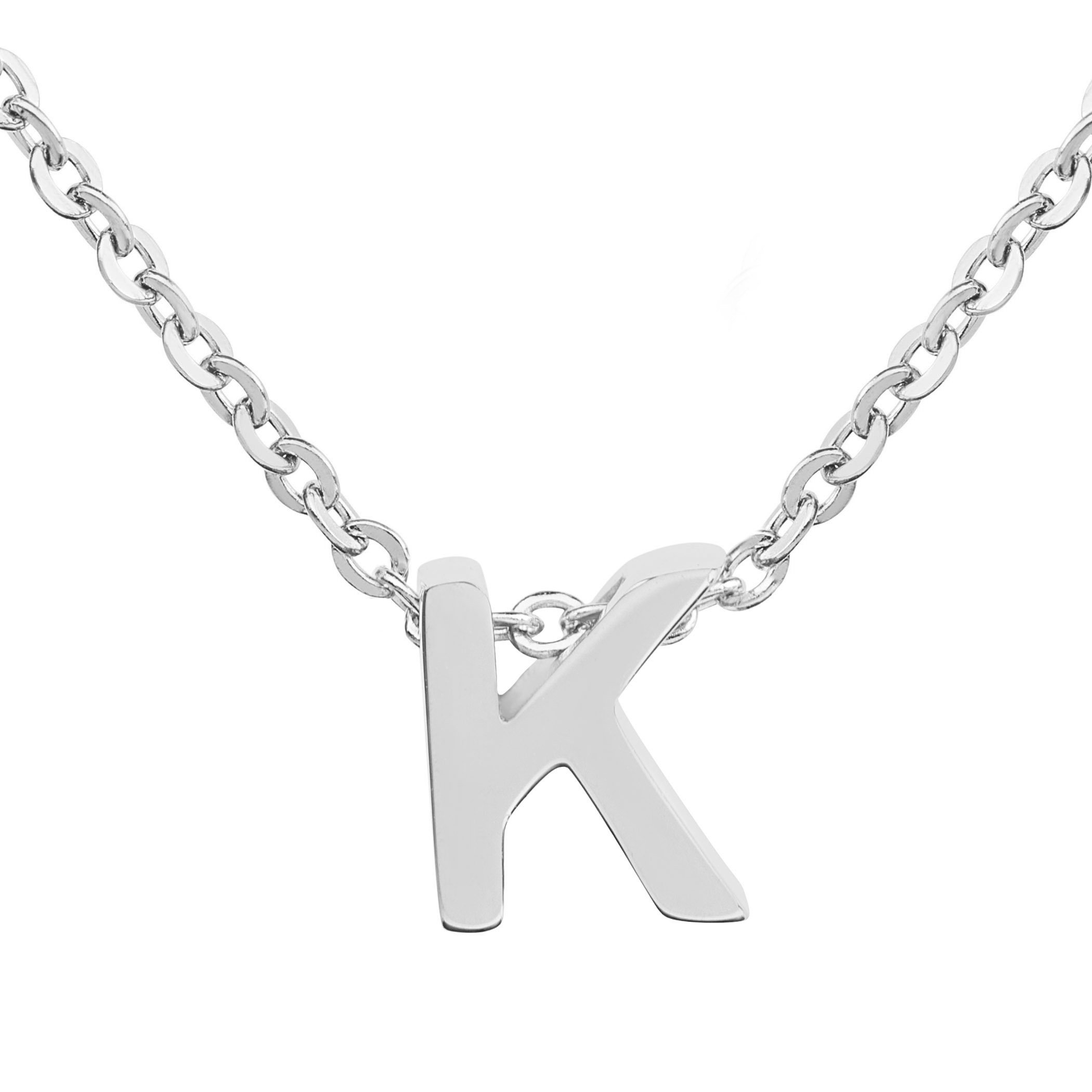 Foto 1 | Collar West Coast Jewelry Elya De Acero Inoxidable Letra K - Venta Internacional.