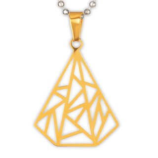 Foto 1 | Collar Con Colgante Triangular Elya De West Coast Jewelry Chapado En Oro - Venta Internacional.