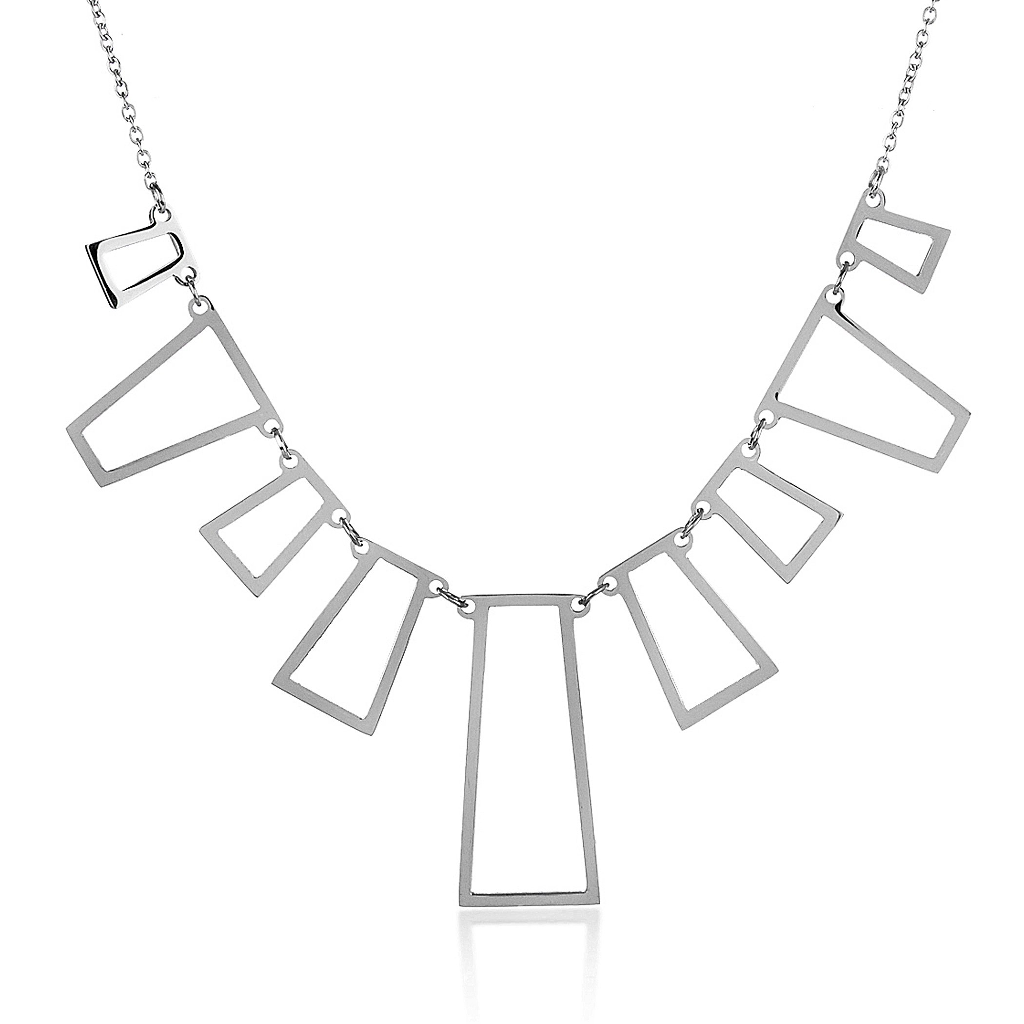 Foto 1 | Collar West Coast Jewelry Elya De Acero Inoxidable Pulido - Venta Internacional.