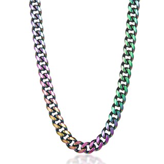 Foto 1 | Collar West Coast Jewelry Crucible De Acero Inoxidable Iridiscente - Venta Internacional.