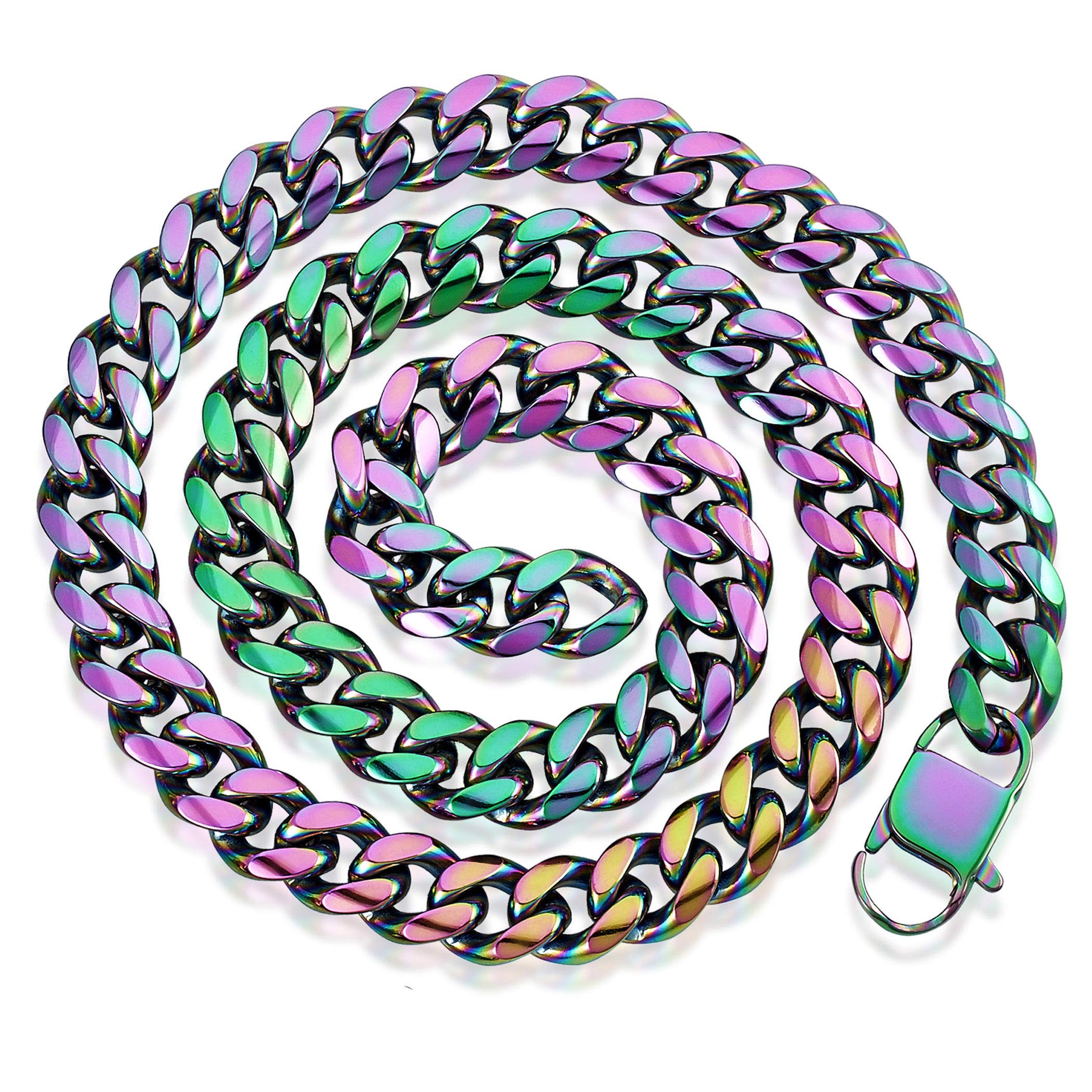 Foto 2 | Collar West Coast Jewelry Crucible De Acero Inoxidable Iridiscente - Venta Internacional.