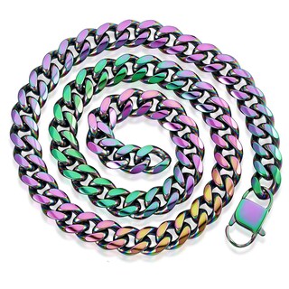 Foto 2 | Collar West Coast Jewelry Crucible De Acero Inoxidable Iridiscente - Venta Internacional.
