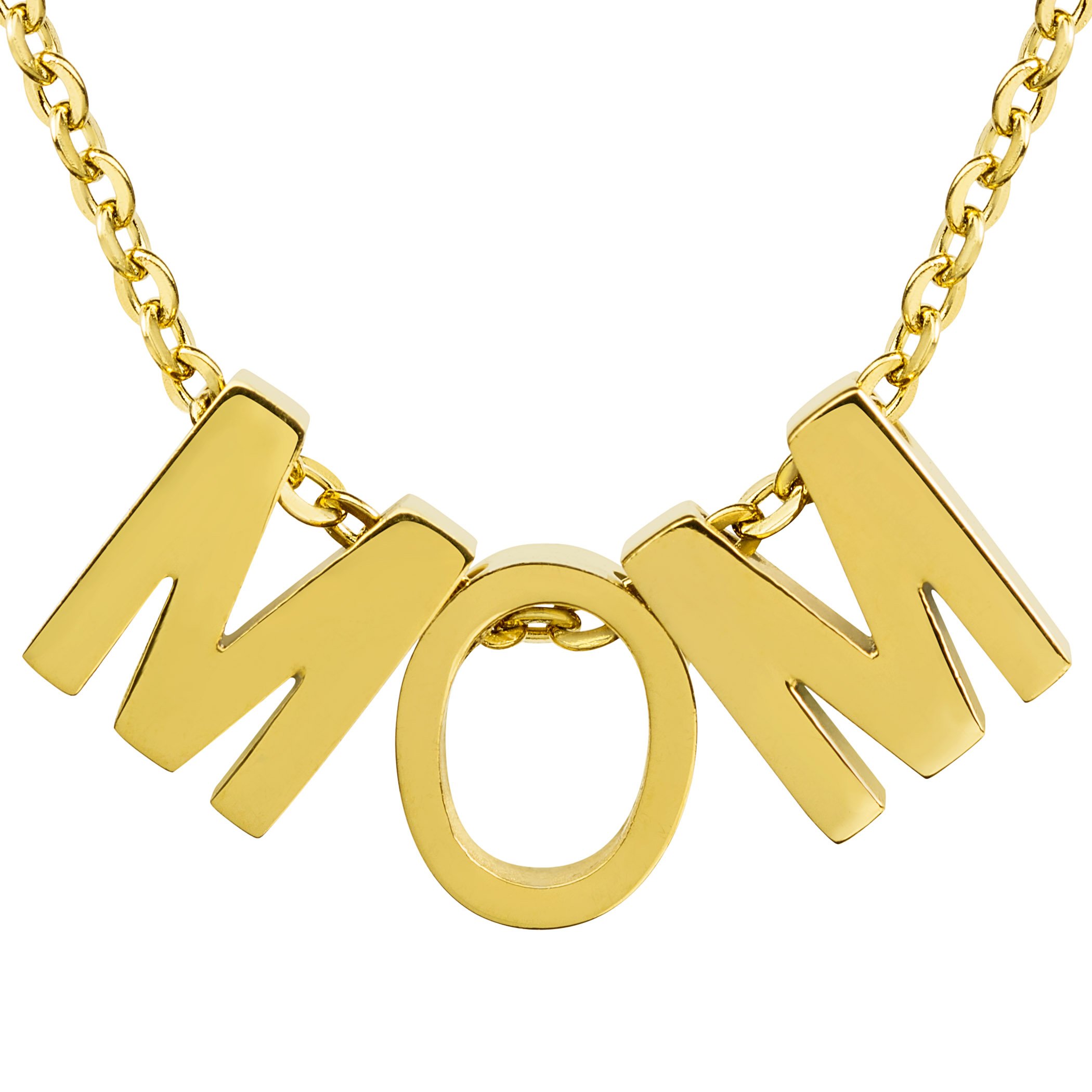Foto 2 pulgar | Collar West Coast Jewelry Elya 'mom' Chapado En Oro De 18 Quilates - Venta Internacional.