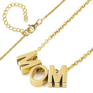 Foto 2 | Collar West Coast Jewelry Elya 'mom' Chapado En Oro De 18 Quilates - Venta Internacional.