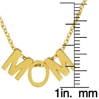 Foto 3 | Collar West Coast Jewelry Elya 'mom' Chapado En Oro De 18 Quilates - Venta Internacional.