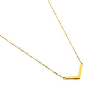Foto 2 | Collar West Coast Jewelry Elya De Acero Inoxidable Chapado En Oro - Venta Internacional.