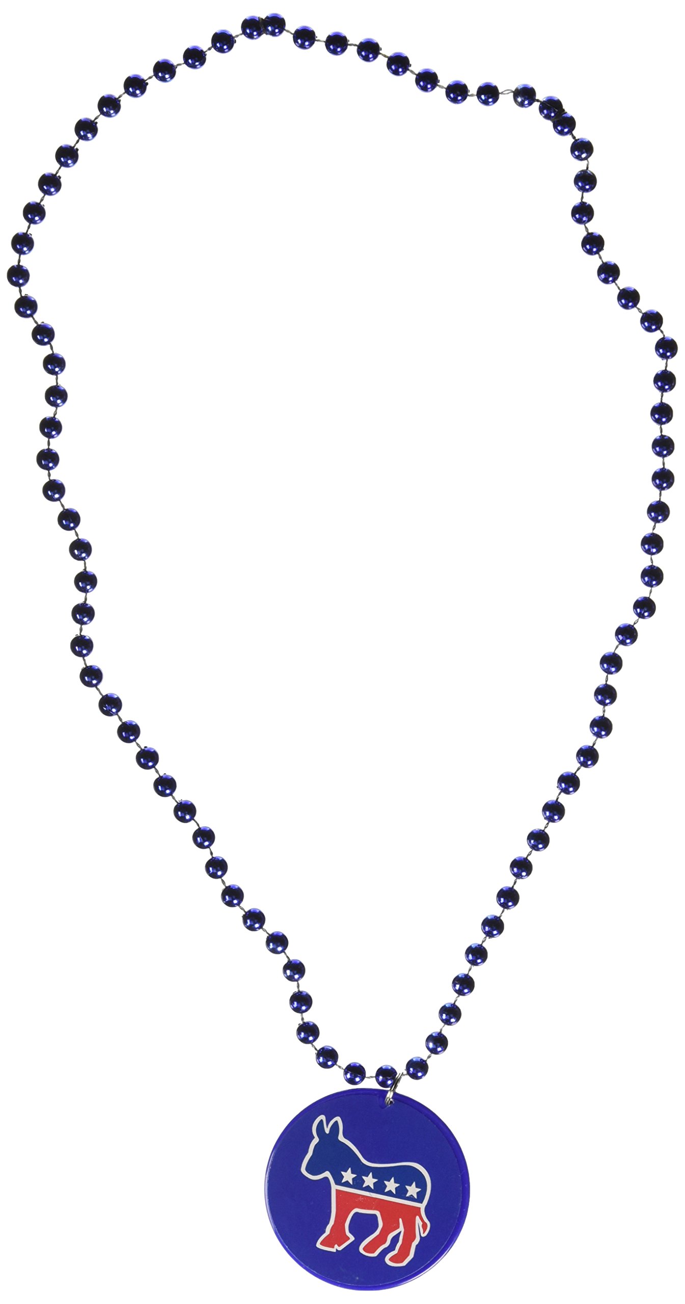 Foto 1 | Collar De Perlas Beistle Con Medallón Democrático De 33 Cm - Venta Internacional.