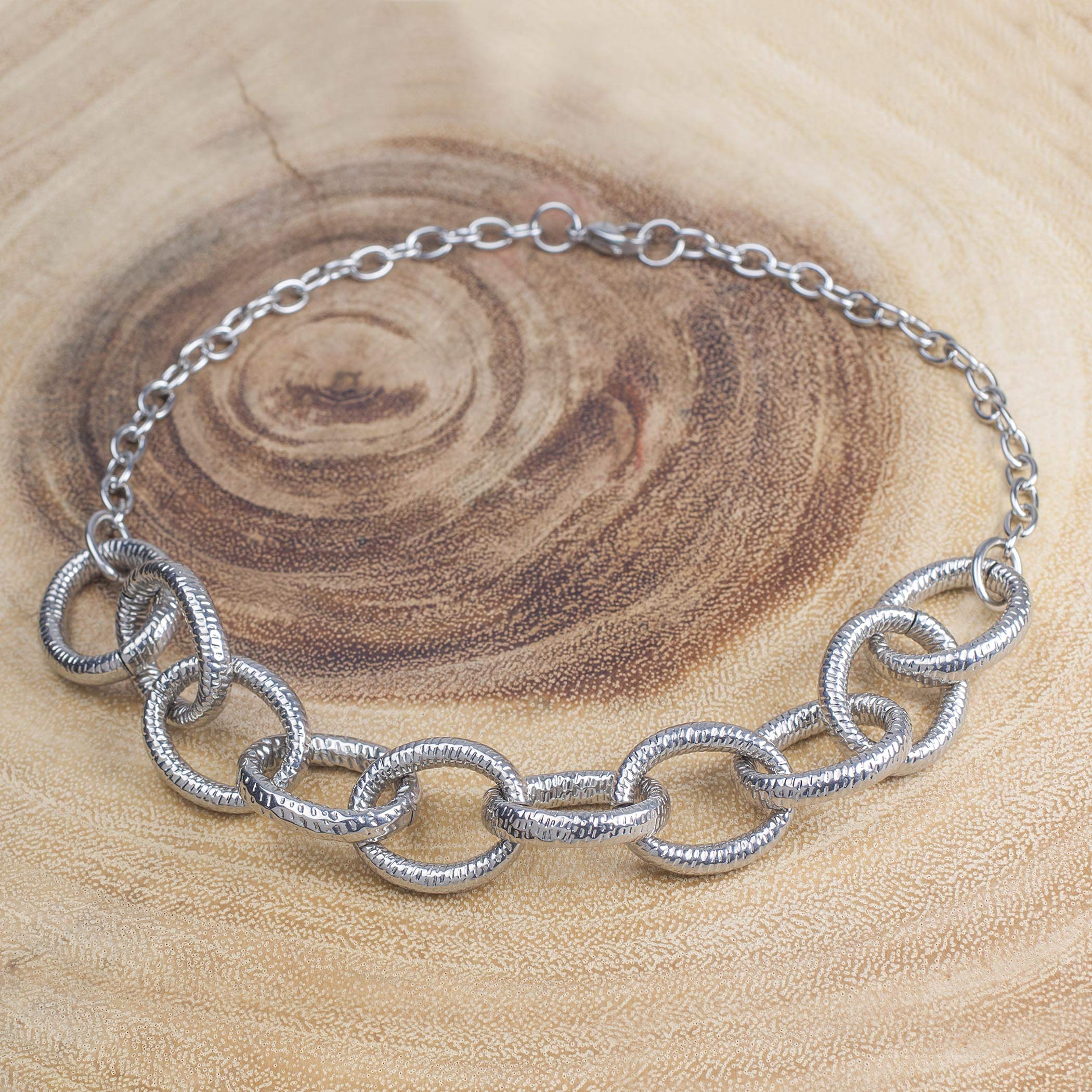 Foto 4 | Collar West Coast Jewelry Elya De Acero Inoxidable Con Eslabón Grande - Venta Internacional.