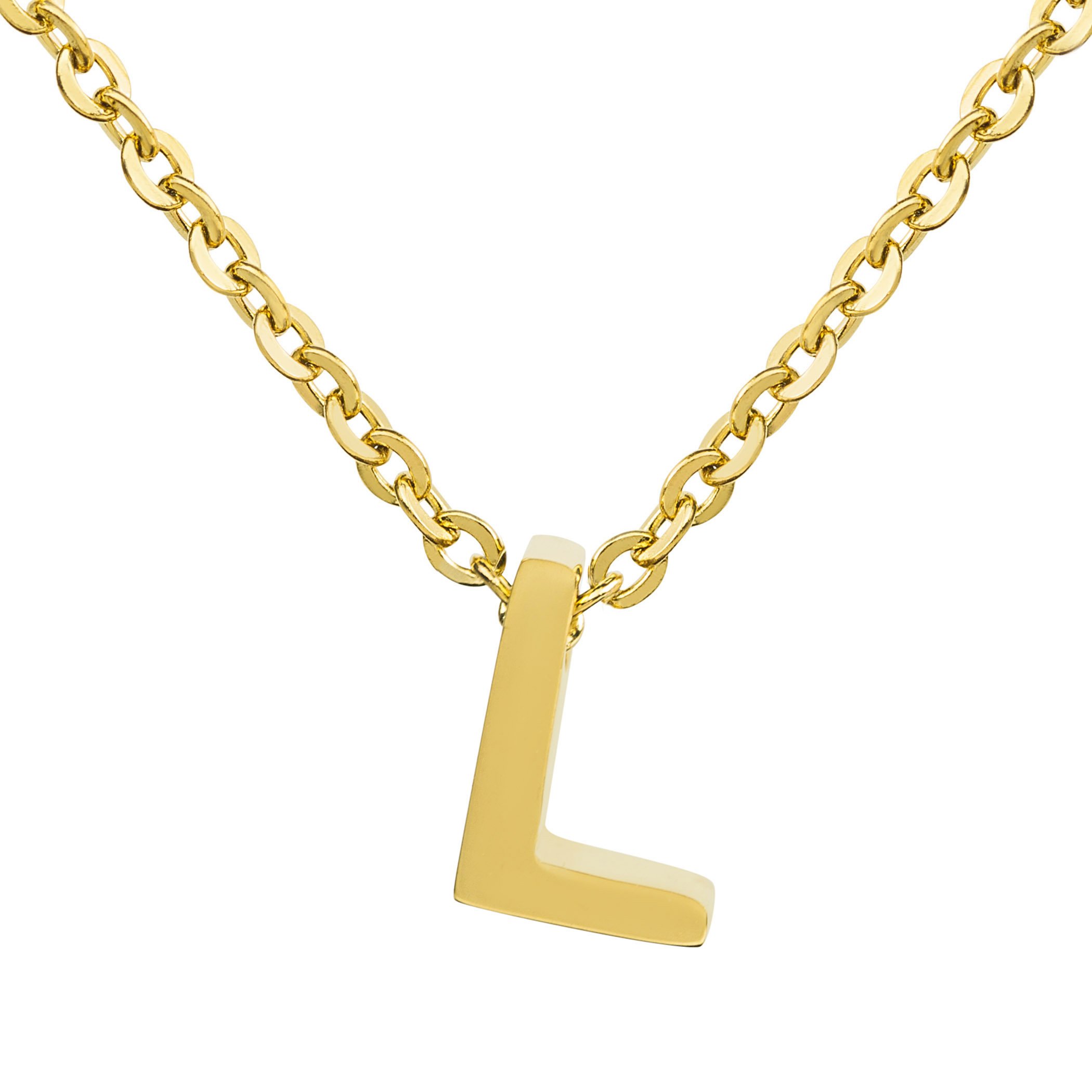 Foto 2 pulgar | Collar West Coast Jewelry Elya De Oro De 18 Quilates Y Acero Inoxidable - Venta Internacional.