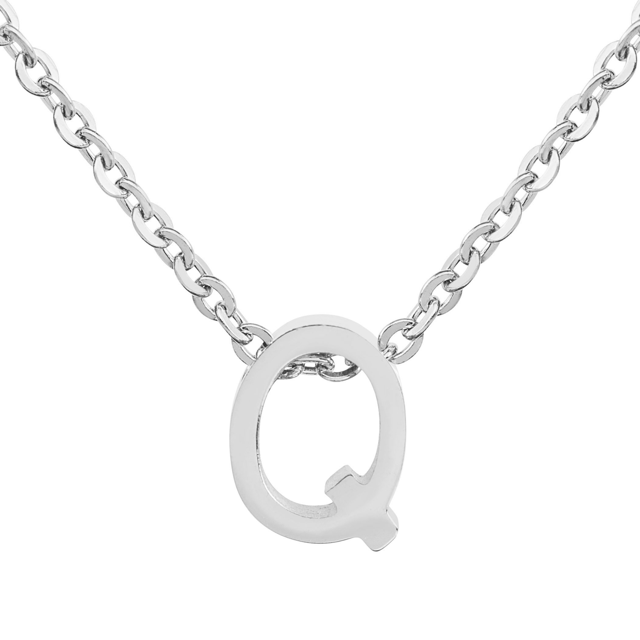 Foto 1 | Collar West Coast Jewelry Elya De Acero Inoxidable Letra Q - Venta Internacional.