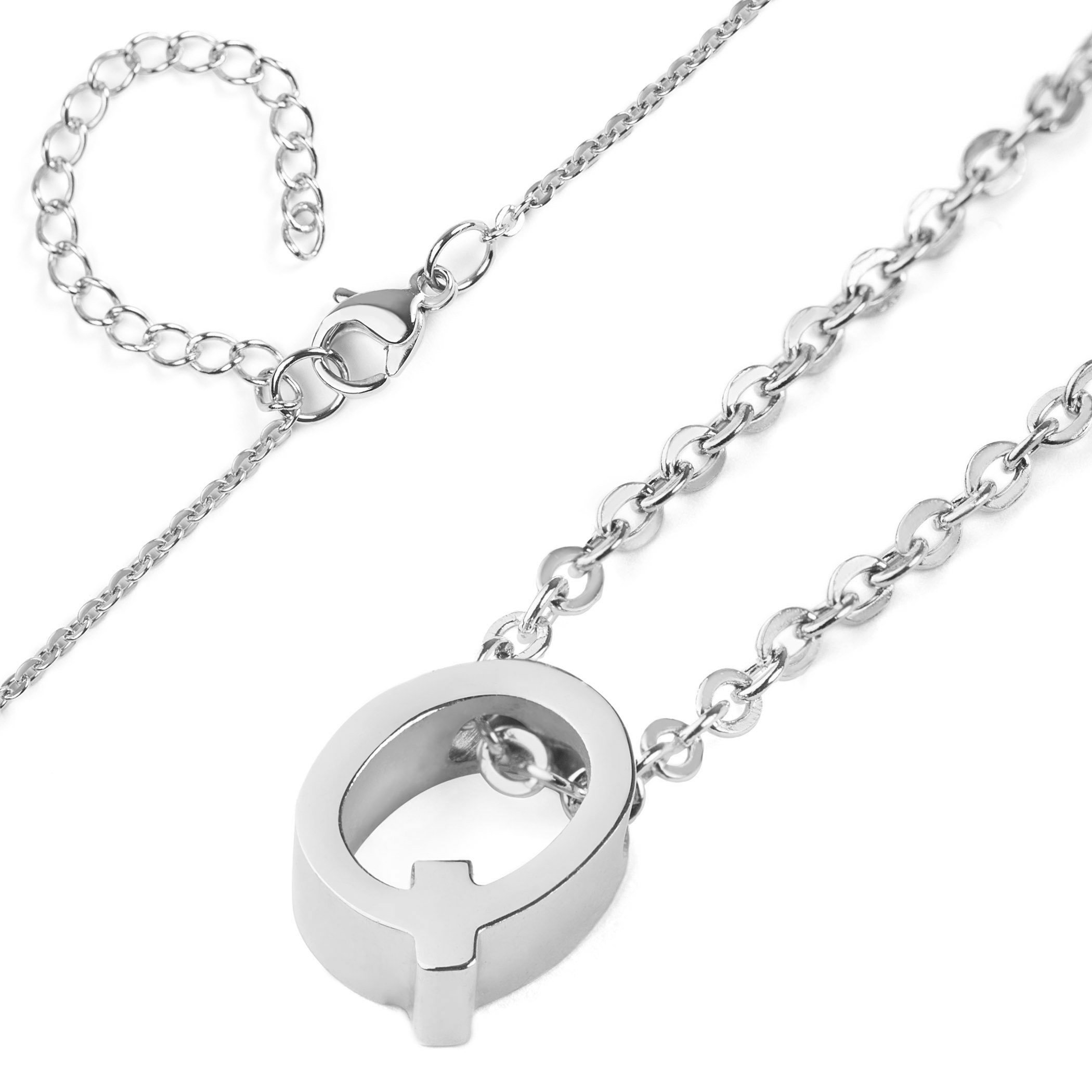 Foto 2 | Collar West Coast Jewelry Elya De Acero Inoxidable Letra Q - Venta Internacional.