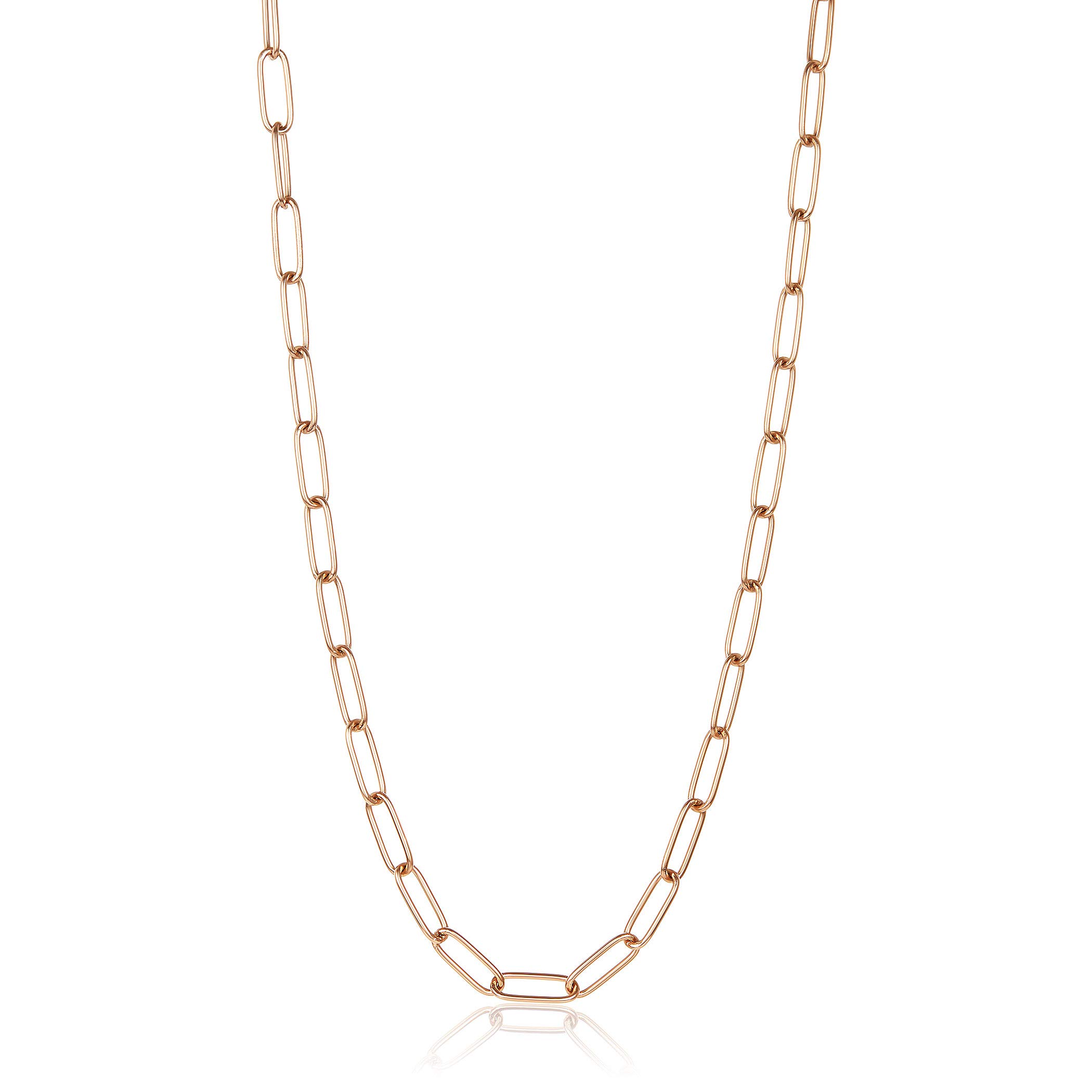Foto 3 pulgar | Collar West Coast Jewelry Elya De Acero Inoxidable Chapado En Oro Rosa - Venta Internacional.