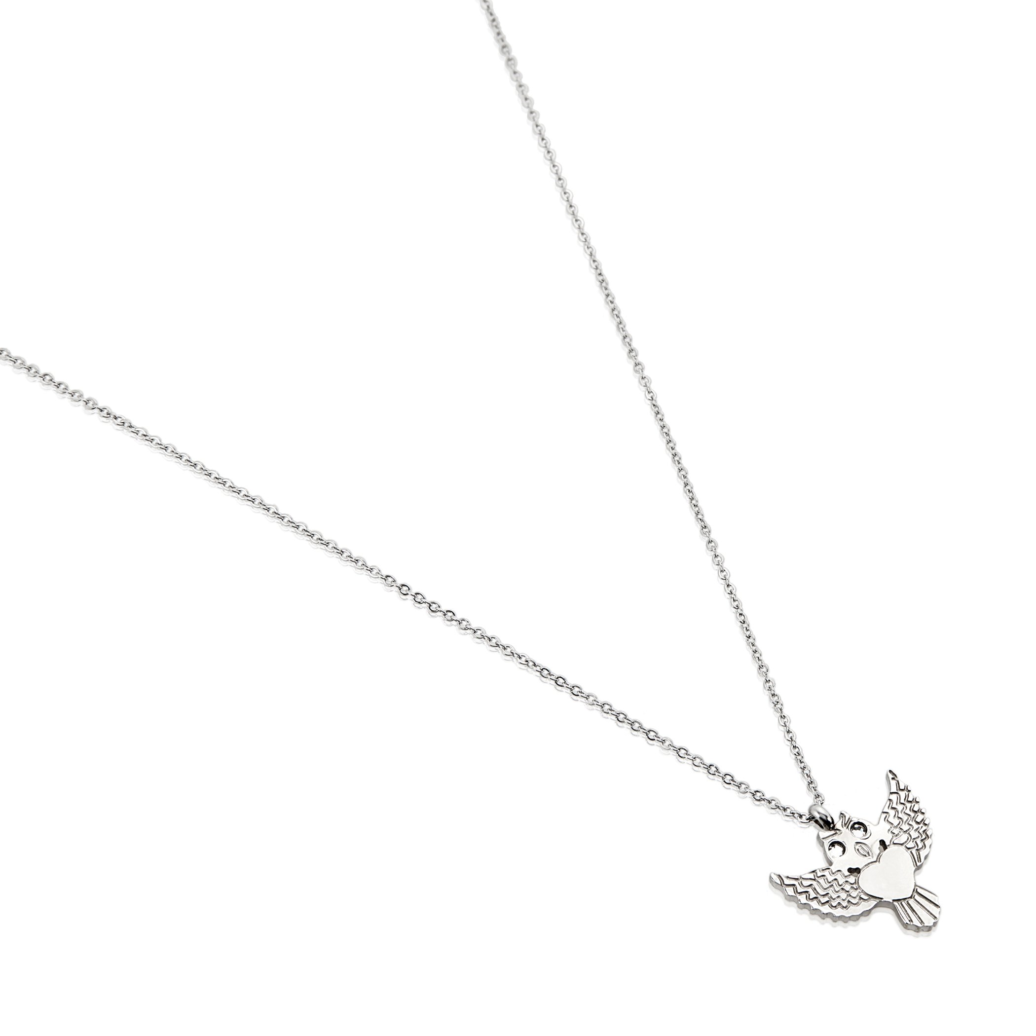 Foto 2 | Collar West Coast Jewelry Elya, Diseño De Búho De Cristal Pulido - Venta Internacional.