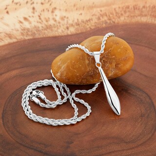 Foto 4 | Collar De Acero Inoxidable Con Forma De Lágrima Elya De West Coast Jewelry - Venta Internacional.