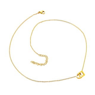 Foto 2 | Collar West Coast Jewelry Elya De Acero Inoxidable Chapado En Oro - Venta Internacional.
