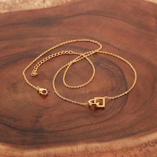 Foto 4 | Collar West Coast Jewelry Elya De Acero Inoxidable Chapado En Oro - Venta Internacional.