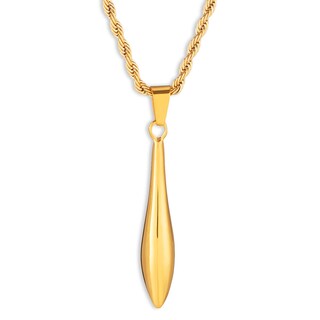 Foto 1 | Collar Con Colgante West Coast Jewelry Elya De Acero Chapado En Oro - Venta Internacional.