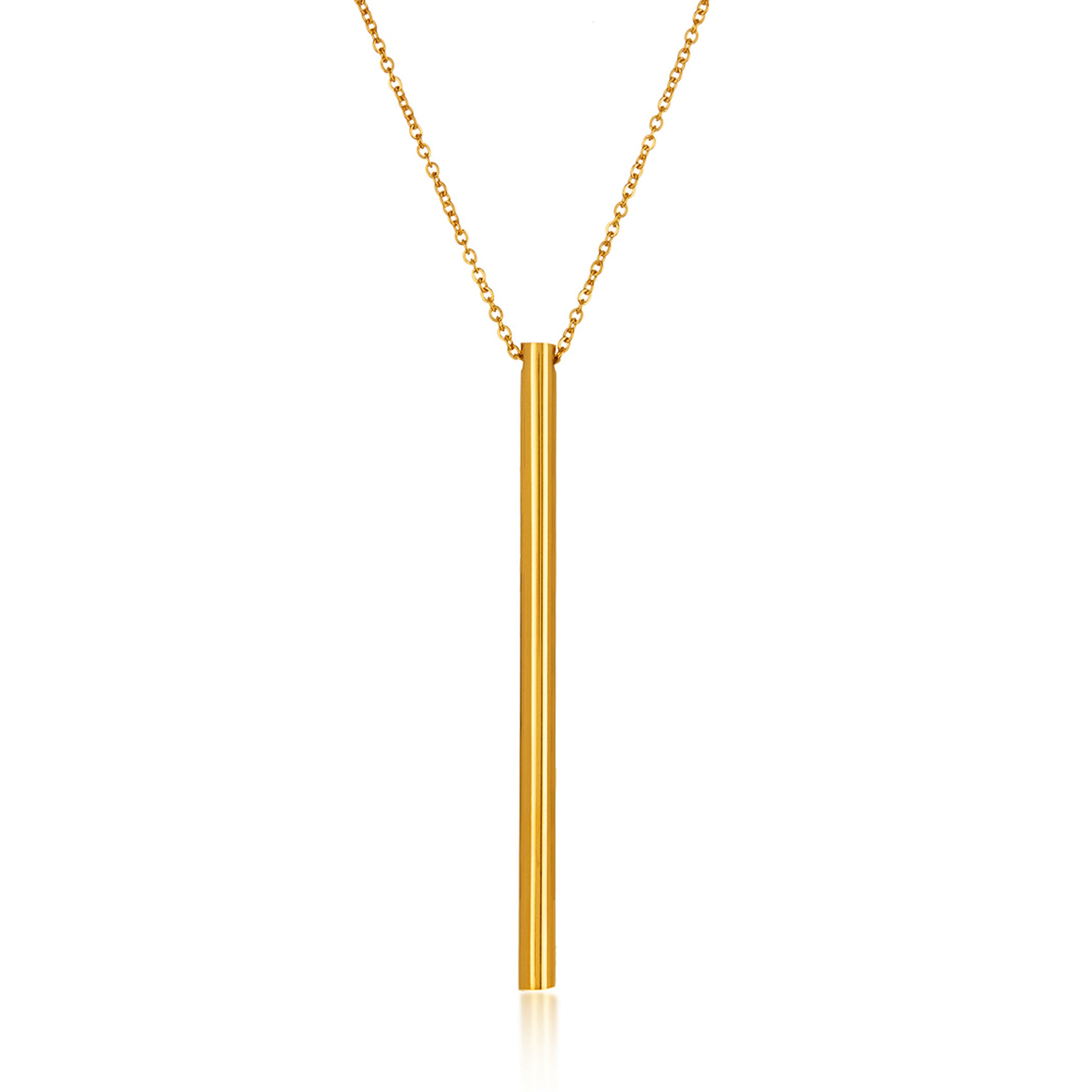 Foto 2 pulgar | Collar West Coast Jewelry Elya De Acero Inoxidable Chapado En Oro - Venta Internacional.