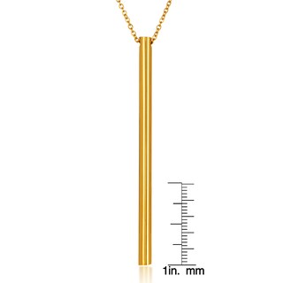 Foto 3 | Collar West Coast Jewelry Elya De Acero Inoxidable Chapado En Oro - Venta Internacional.