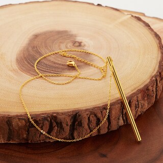 Foto 4 | Collar West Coast Jewelry Elya De Acero Inoxidable Chapado En Oro - Venta Internacional.