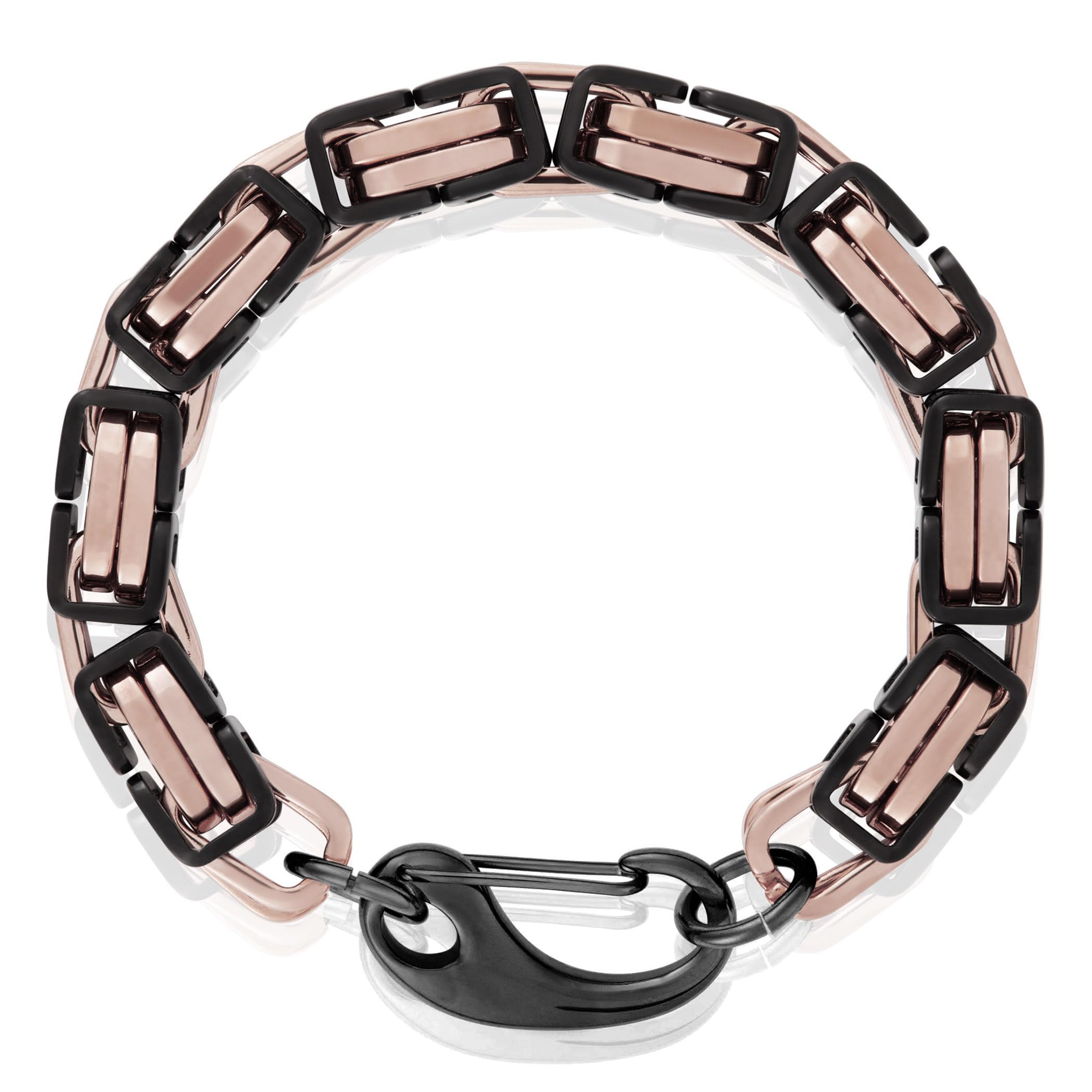 Foto 3 pulgar | Pulsera West Coast Jewelry Crucible Para Hombre, Acero Bizantino - Venta Internacional.