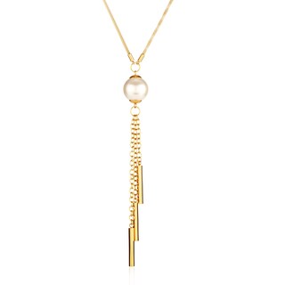 Foto 1 | Collar De Perlas Sintéticas Elya De West Coast Jewelry Chapado En Oro - Venta Internacional.