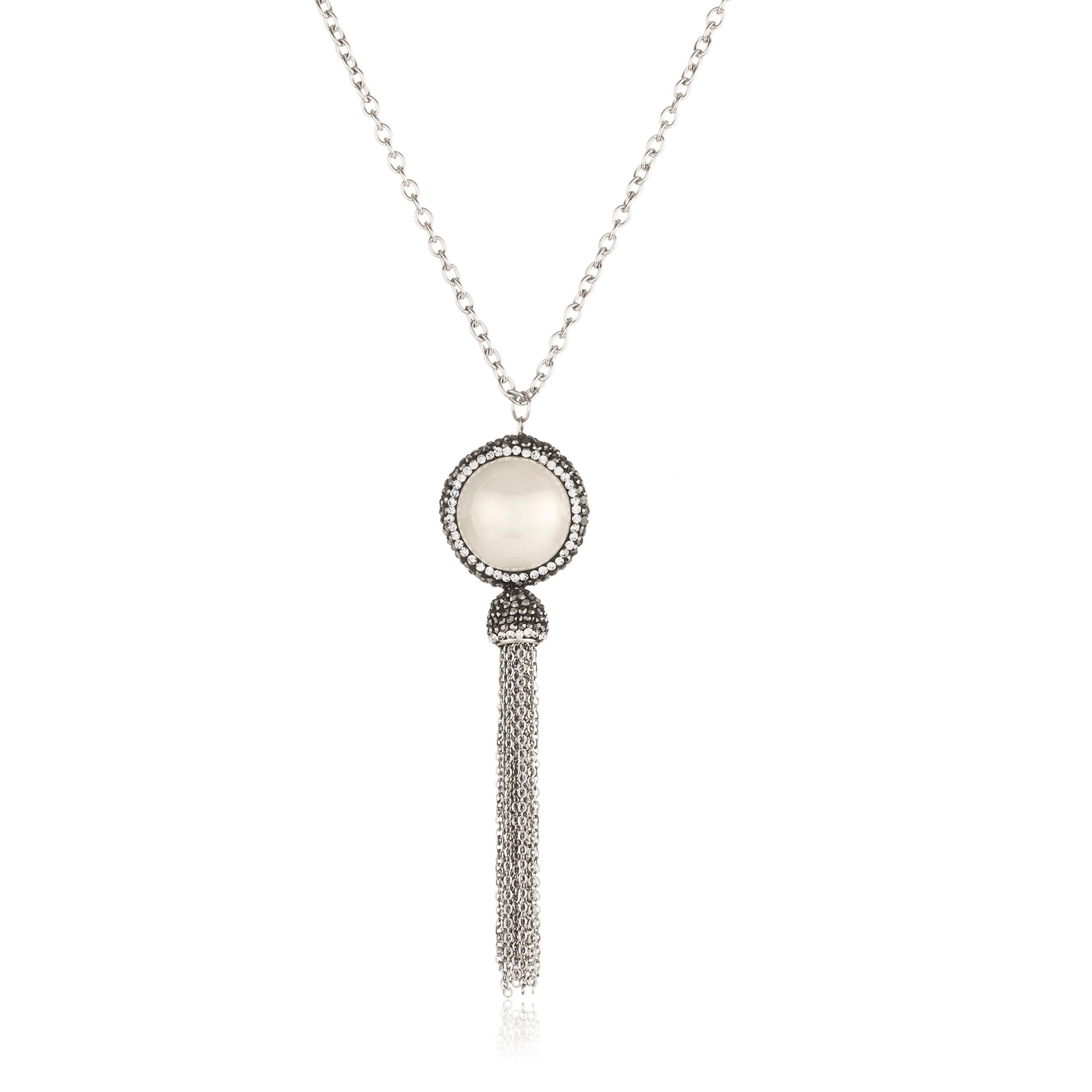 Foto 1 | Collar Con Colgante De Borla De Perlas Sintéticas Elya De West Coast Jewelry - Venta Internacional.