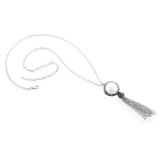 Foto 2 | Collar Con Colgante De Borla De Perlas Sintéticas Elya De West Coast Jewelry - Venta Internacional.