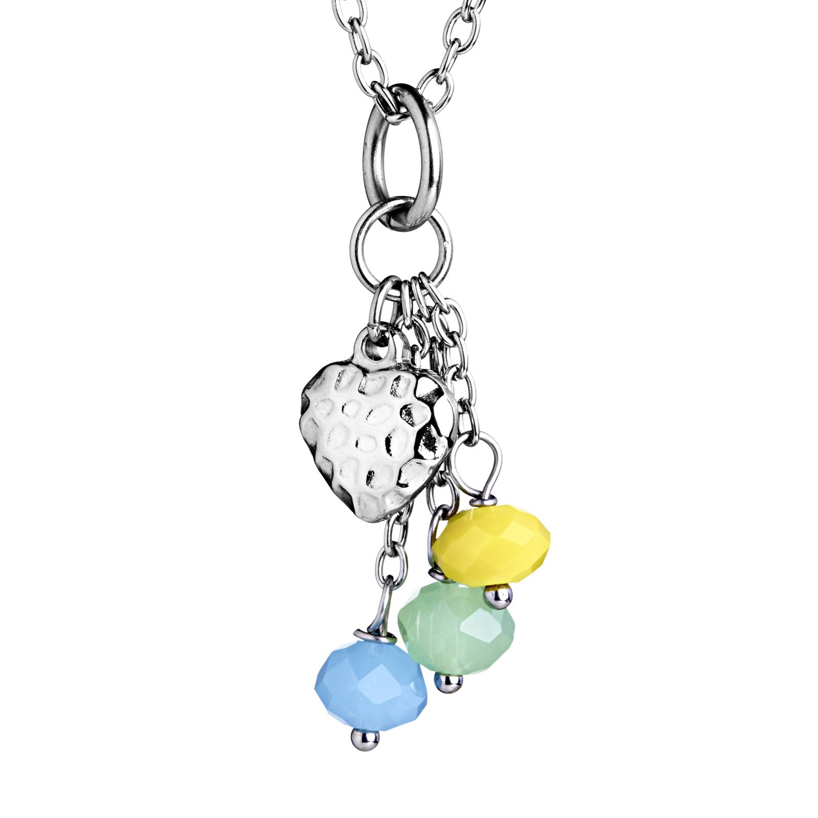 Foto 1 | Collar De Acero Inoxidable Con Forma De Gota En Forma De Corazón De West Coast Jewelry Elya - Venta Internacional.