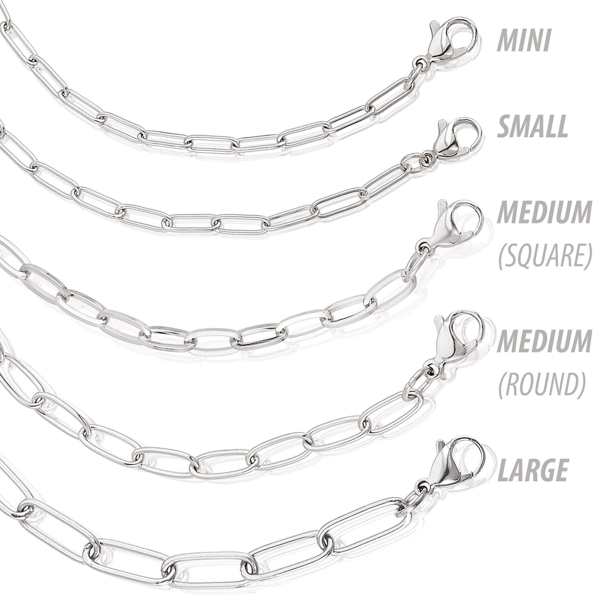 Foto 5 pulgar | Collar Con Clip De Acero Inoxidable West Coast Jewelry Elya - Venta Internacional.
