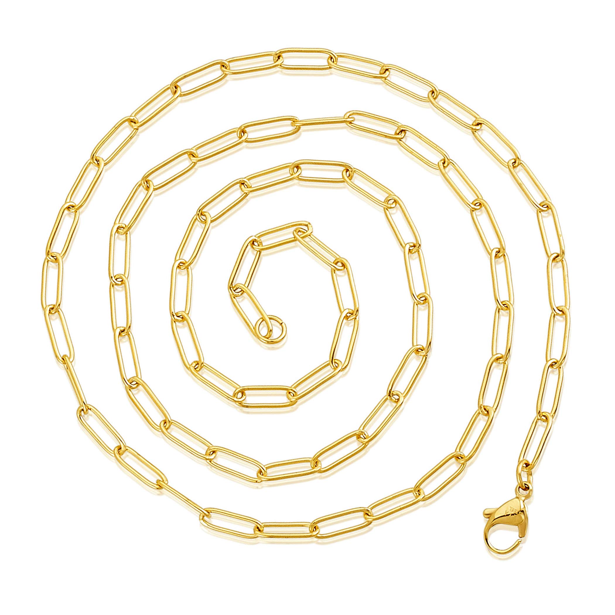 Foto 2 pulgar | Collar West Coast Jewelry Elya De Acero Inoxidable Chapado En Oro - Venta Internacional.