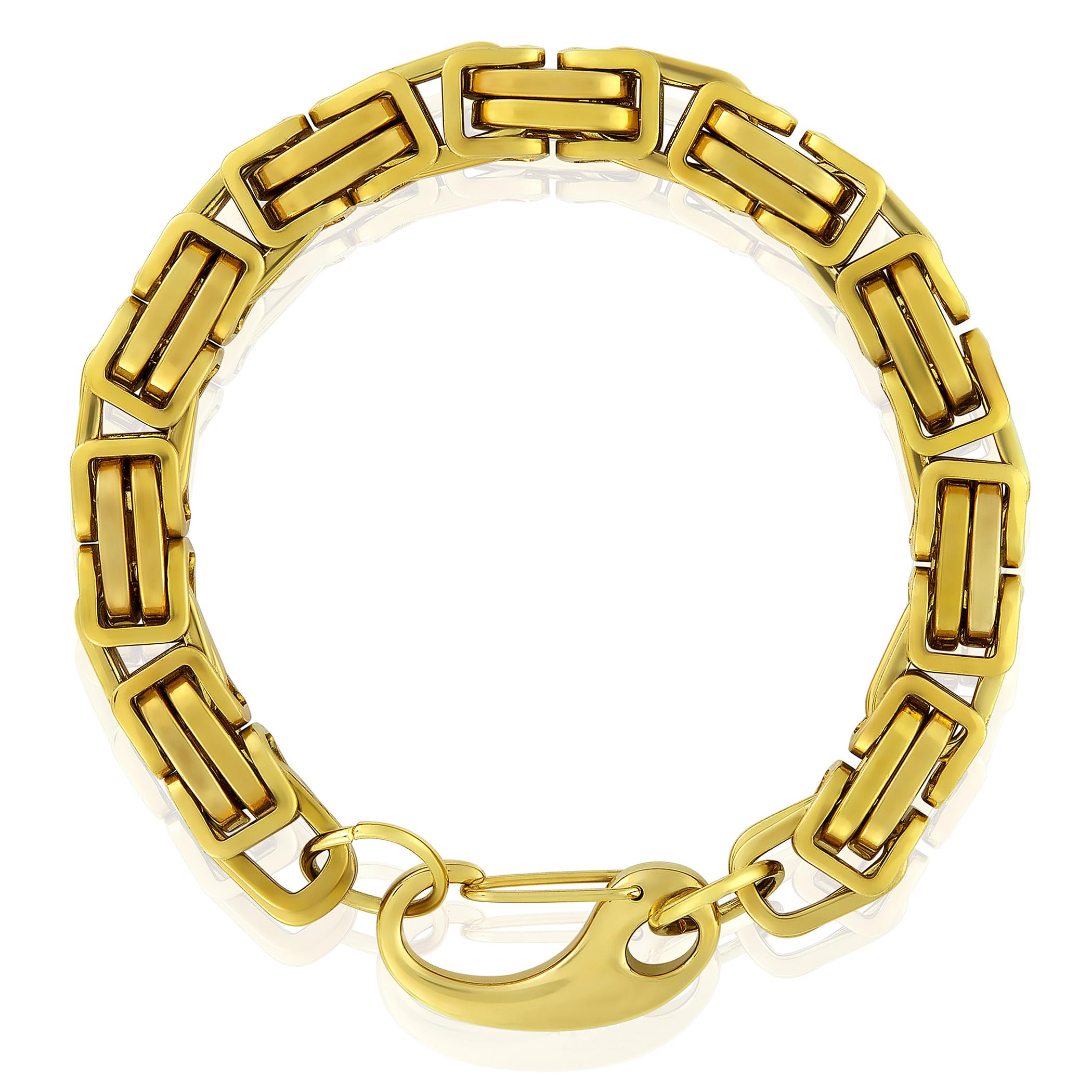 Foto 2 | Pulsera West Coast Jewelry Crucible, Cadena Bizantina De 11 Mm - Venta Internacional.
