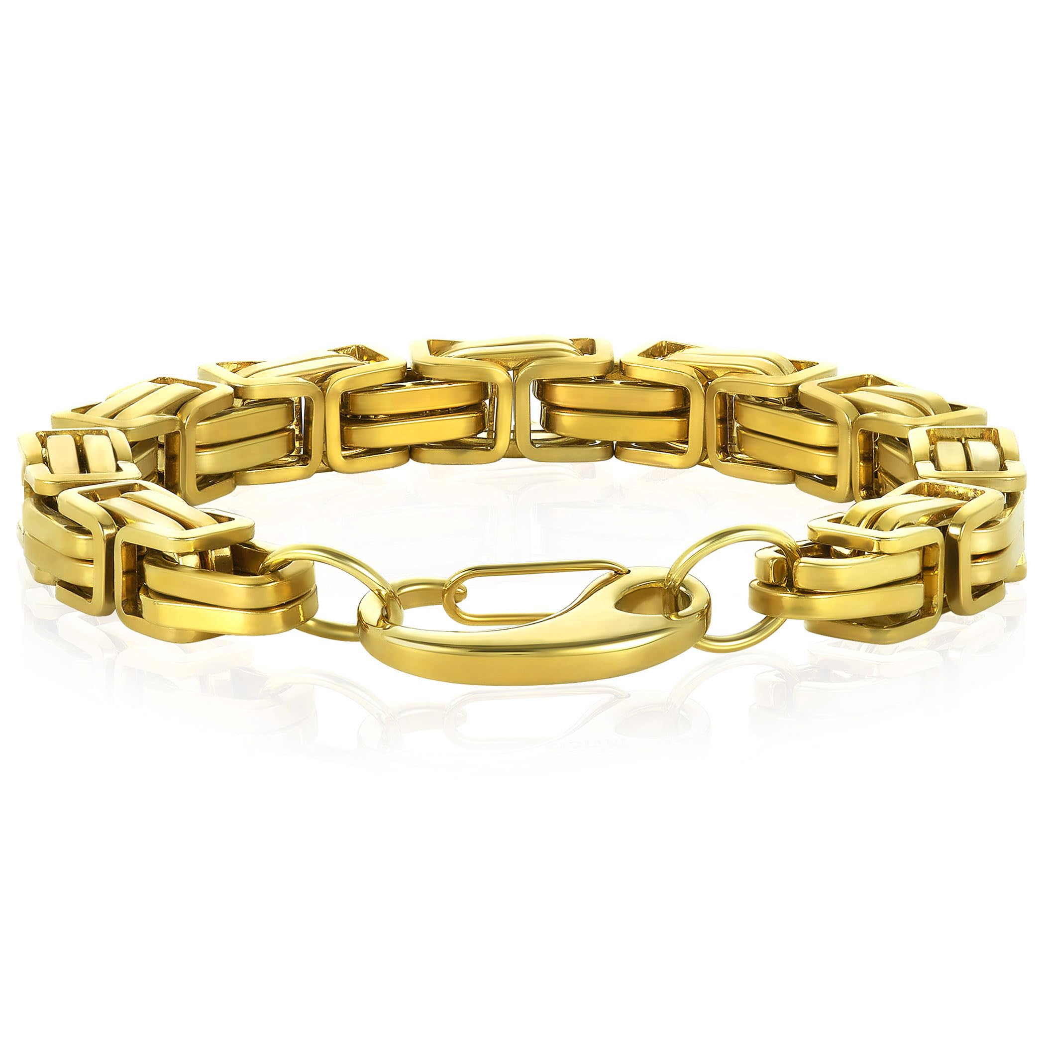 Foto 3 | Pulsera West Coast Jewelry Crucible, Cadena Bizantina De 11 Mm - Venta Internacional.
