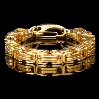 Foto 4 | Pulsera West Coast Jewelry Crucible, Cadena Bizantina De 11 Mm - Venta Internacional.