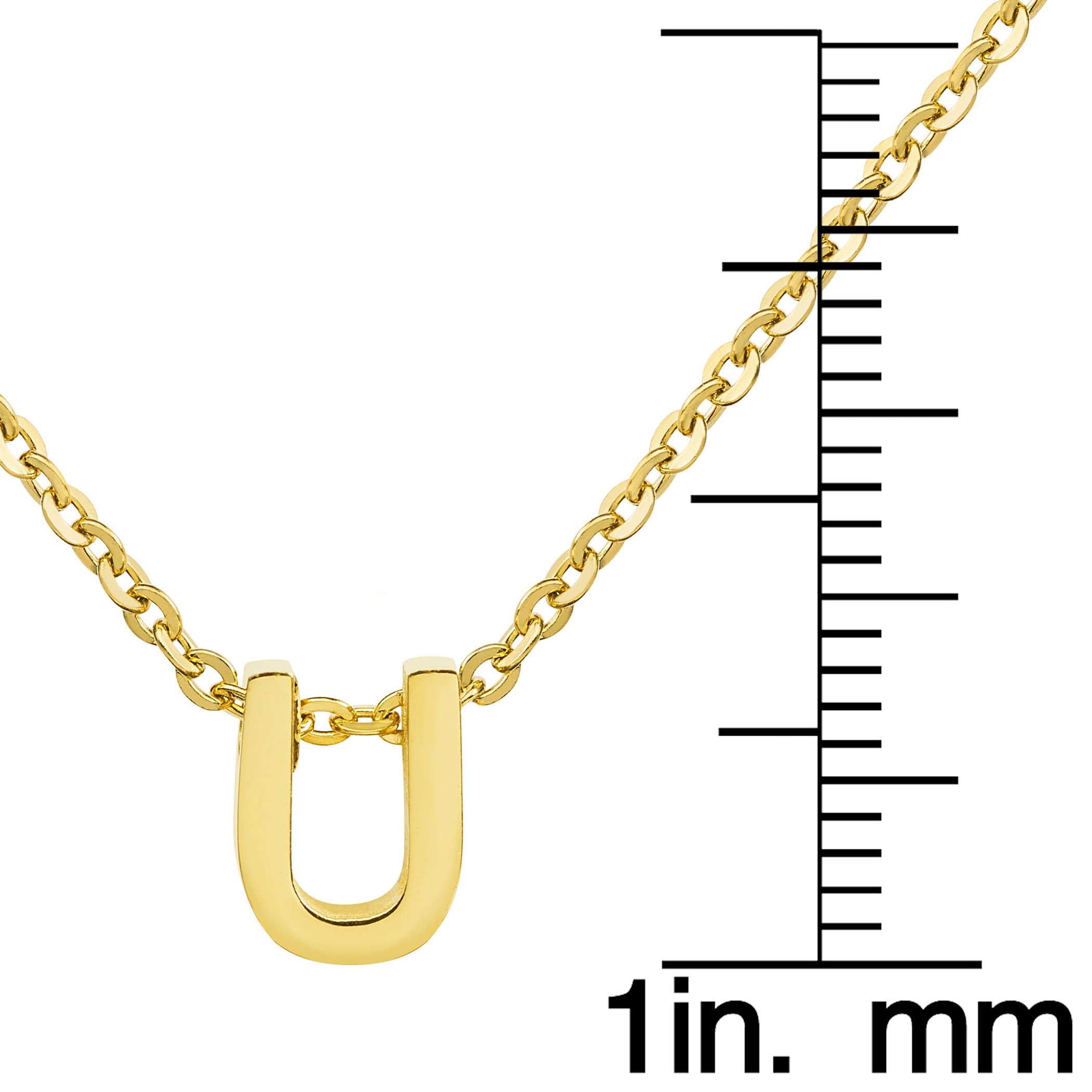 Foto 4 pulgar | Collar West Coast Jewelry Elya De Oro De 18 Quilates Y Acero Inoxidable - Venta Internacional.