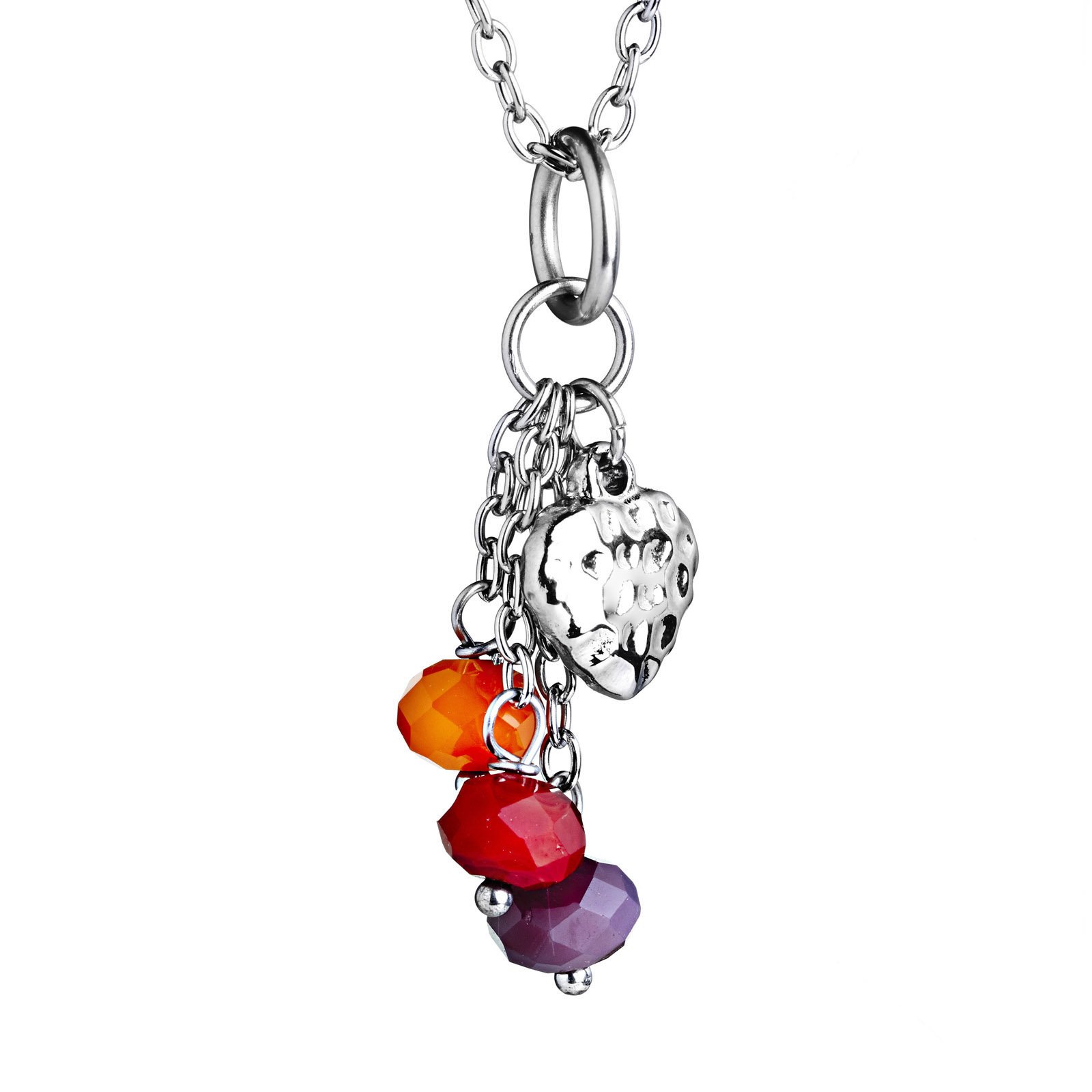 Foto 2 pulgar | Collar De Acero Inoxidable Con Forma De Gota En Forma De Corazón De West Coast Jewelry Elya - Venta Internacional.