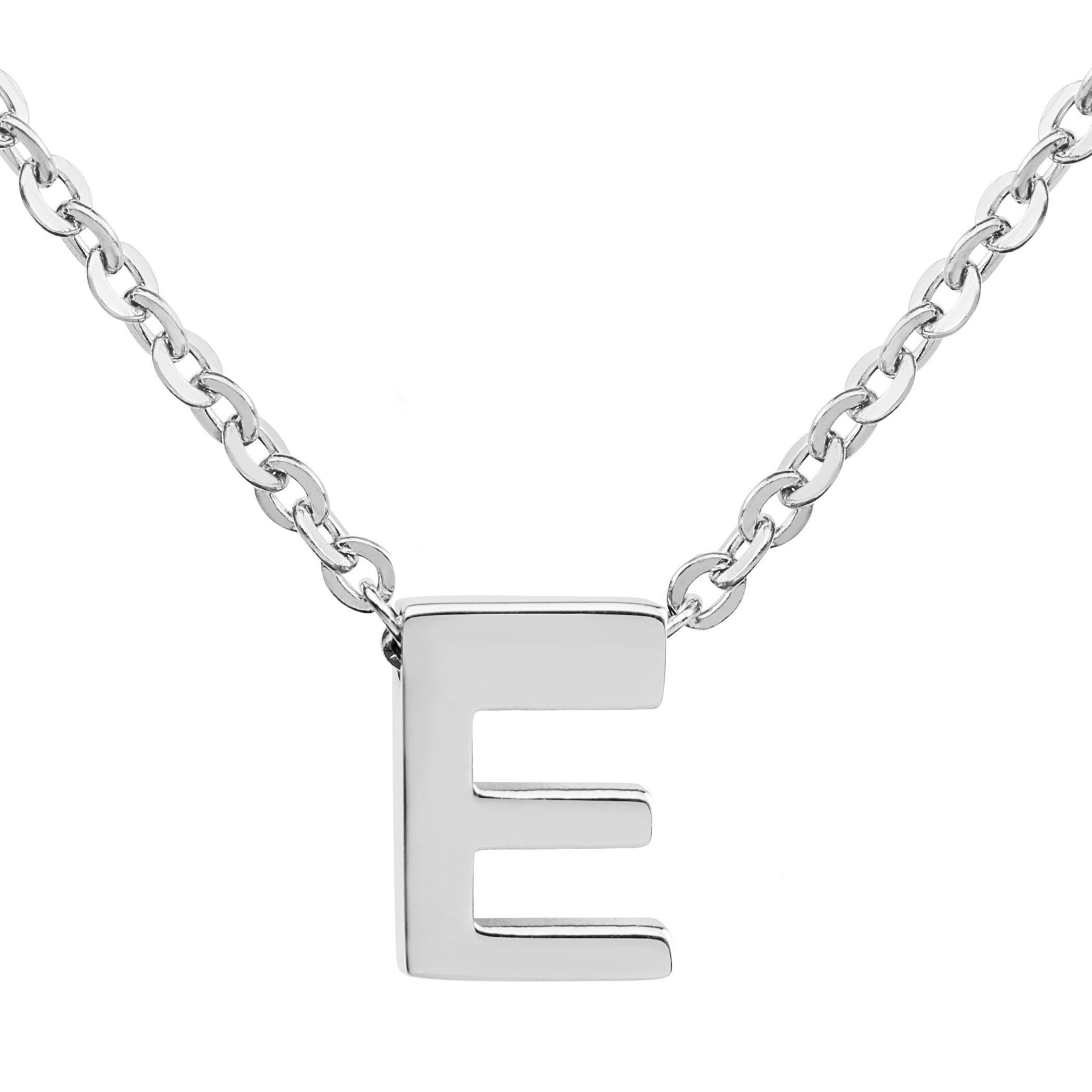 Collar West Coast Jewelry Elya De Acero Inoxidable Con Letra E - Venta Internacional.