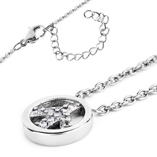 Foto 2 | Collar West Coast Jewelry Elya De Acero Inoxidable Con Circonita Cúbica - Venta Internacional.