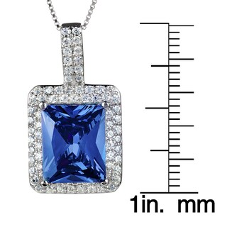 Foto 3 | Collar West Coast Jewelry De Plata De Ley Con Circonita Azul Montana - Venta Internacional.