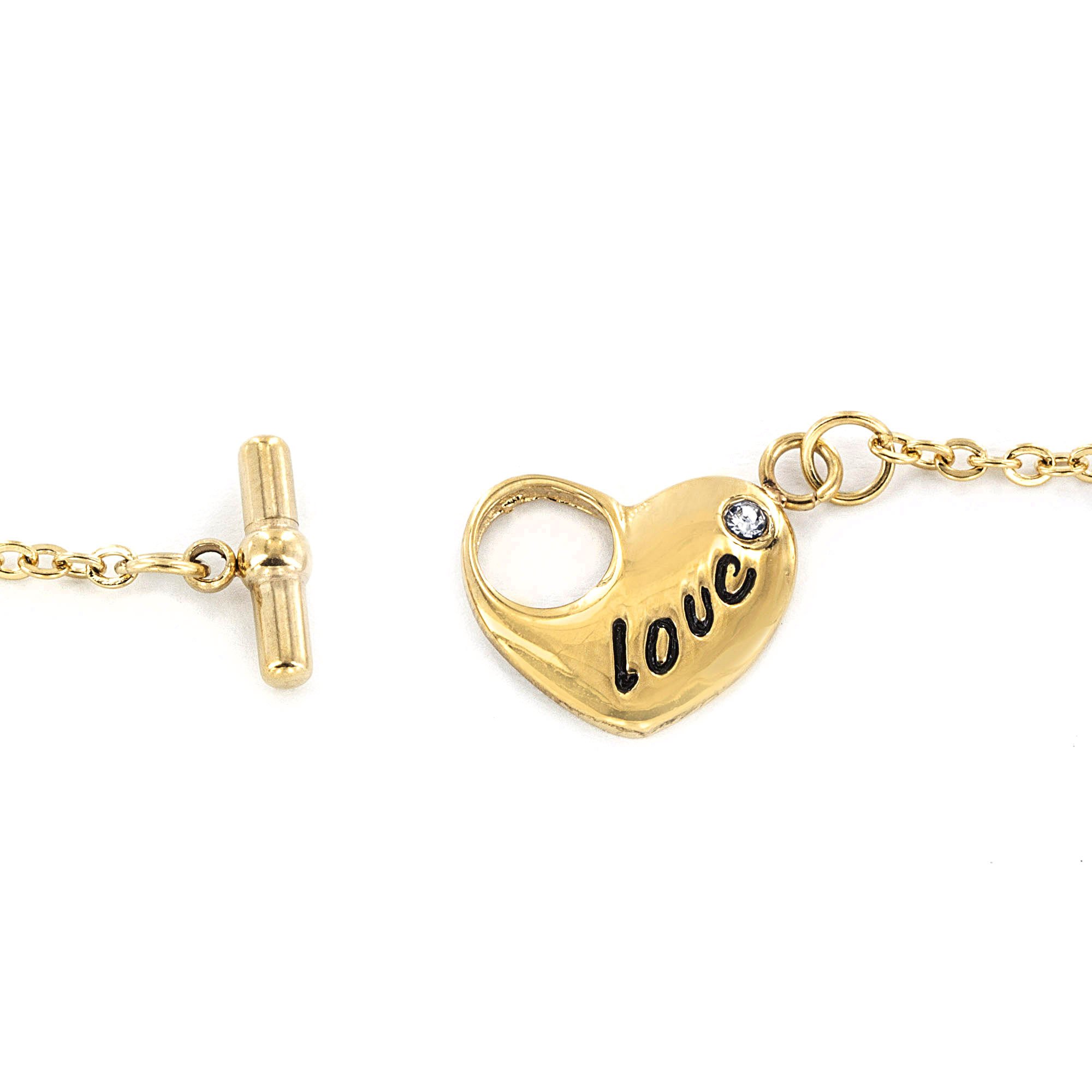 Foto 2 | Collar West Coast Jewelry Elya De Acero Inoxidable Chapado En Oro - Venta Internacional.