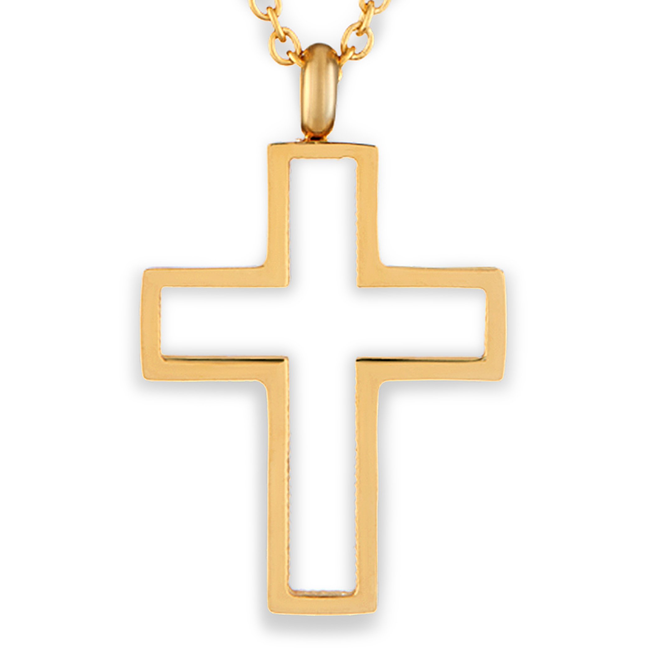 Foto 2 pulgar | Collar West Coast Jewelry De Acero Inoxidable Chapado En Oro - Venta Internacional.