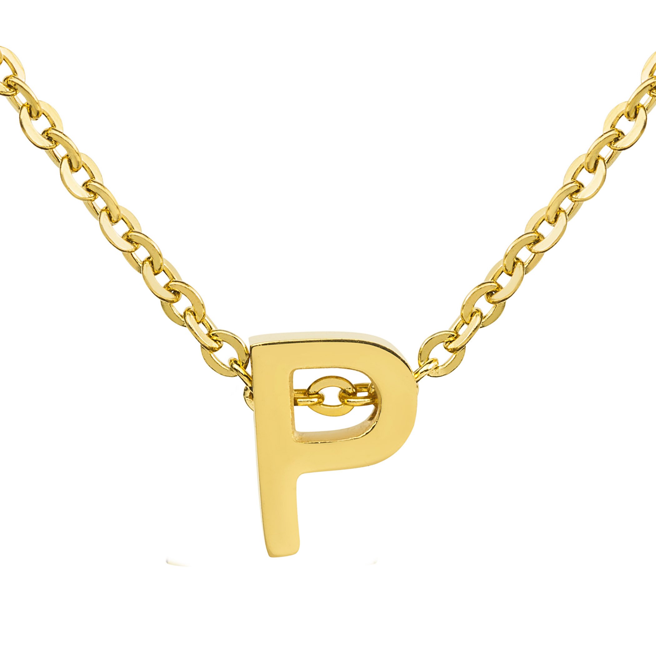 Foto 2 pulgar | Collar West Coast Jewelry Elya De Oro De 18 Quilates Y Acero Inoxidable - Venta Internacional.