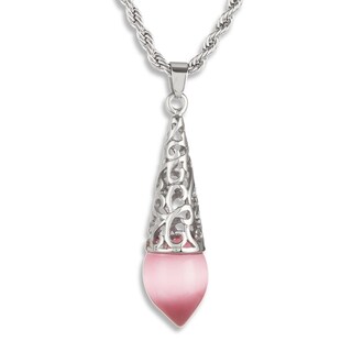 Foto 1 | Collar West Coast Jewelry Elya Pink Cat Eye Stone - Venta Internacional.
