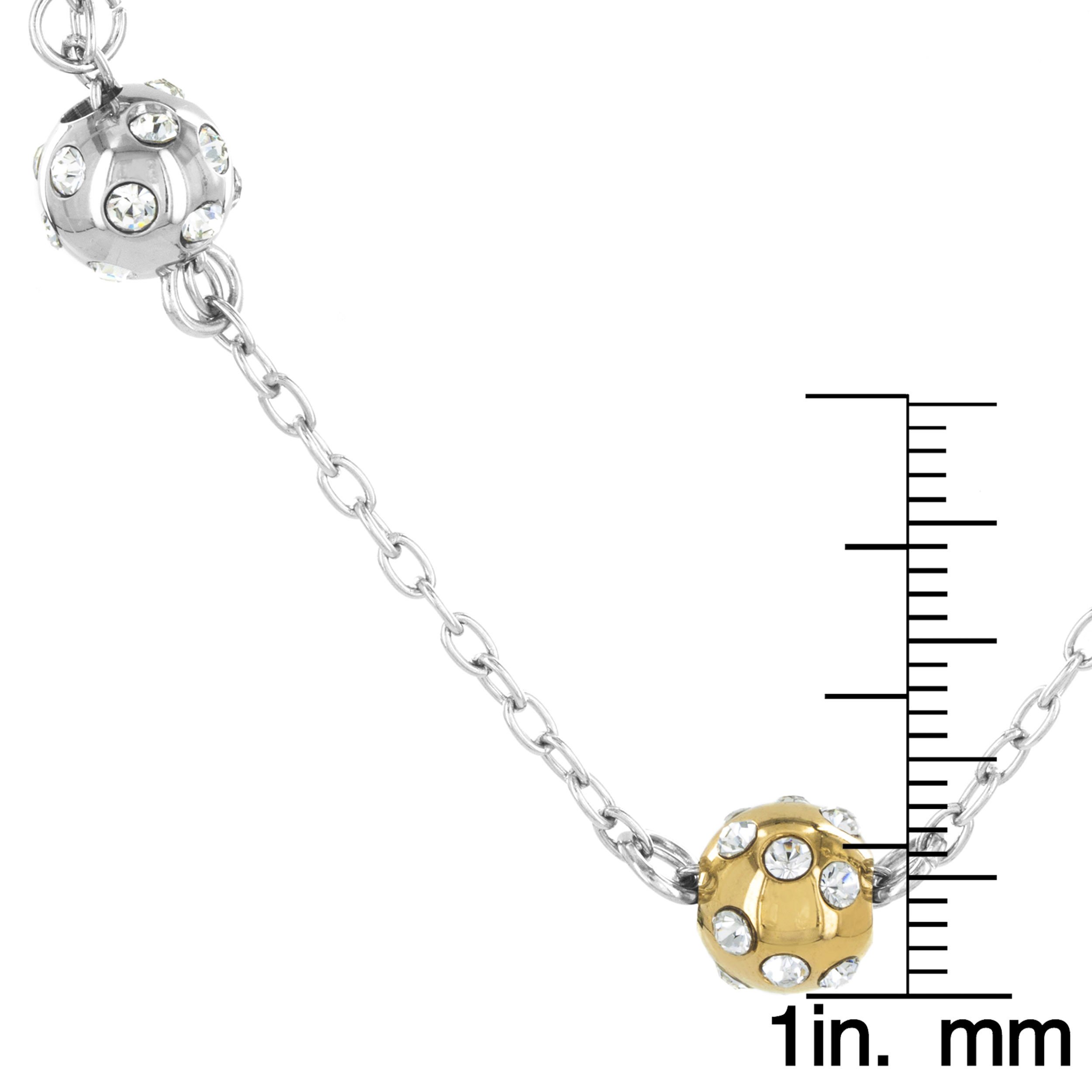 Foto 4 pulgar | Collar West Coast Jewelry Elya De Acero Inoxidable Bicolor - Venta Internacional.