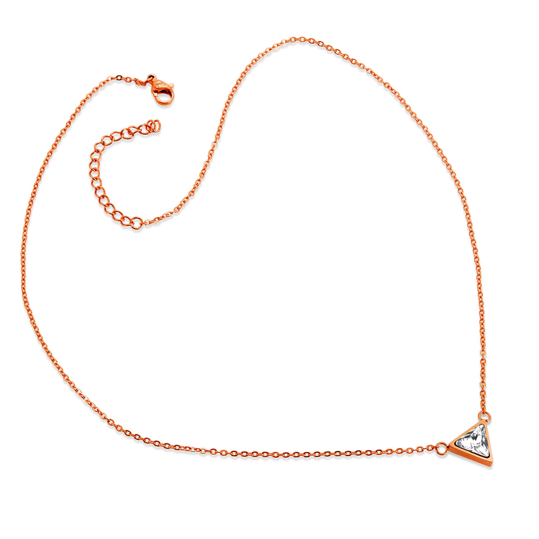 Foto 2 | Collar West Coast Jewelry Elya De Acero Inoxidable Chapado En Oro Rosa - Venta Internacional.