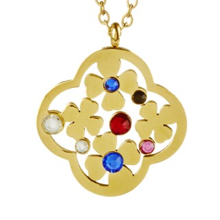 Foto 1 | Collar West Coast Jewelry Elya De Acero Inoxidable Con Cristal - Venta Internacional.