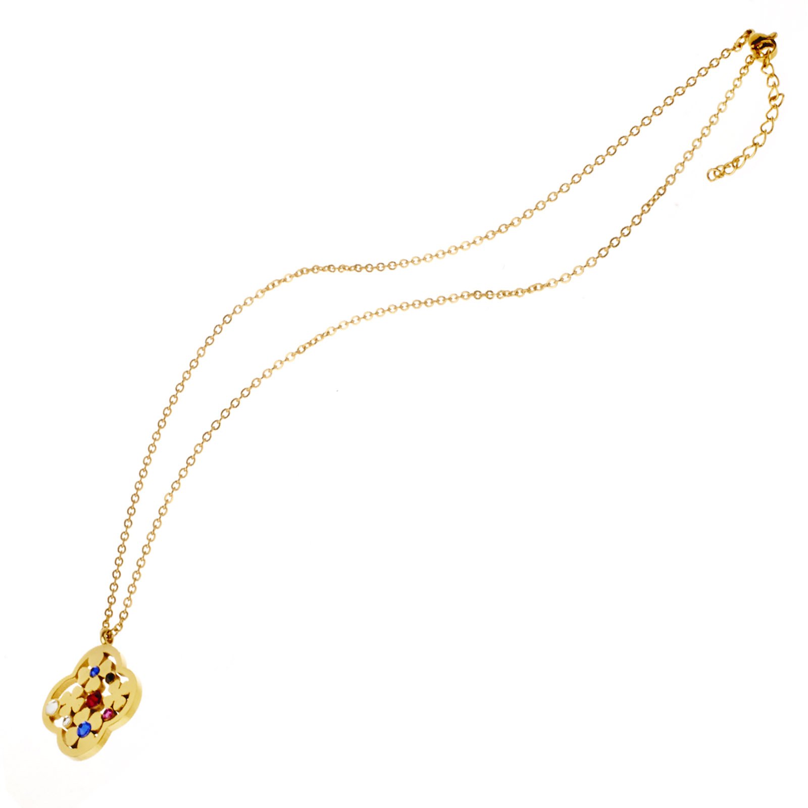 Foto 2 | Collar West Coast Jewelry Elya De Acero Inoxidable Con Cristal - Venta Internacional.